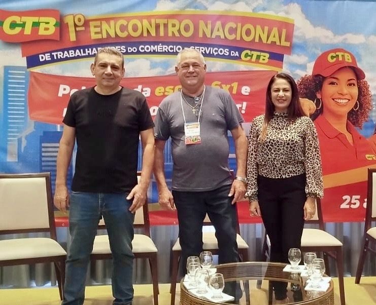 Comerciários participam do 1º Encontro Nacional dos Trabalhadores de Comércio e Serviços no RS