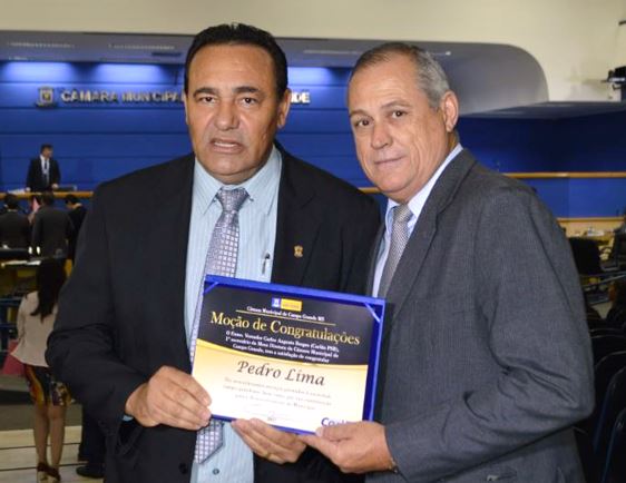 Câmara de Campo Grande homenageia sindicalista Pedro Lima, de Dourados